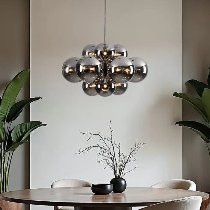 12'li Cam Sarkıt Avize Aydınlatma 5