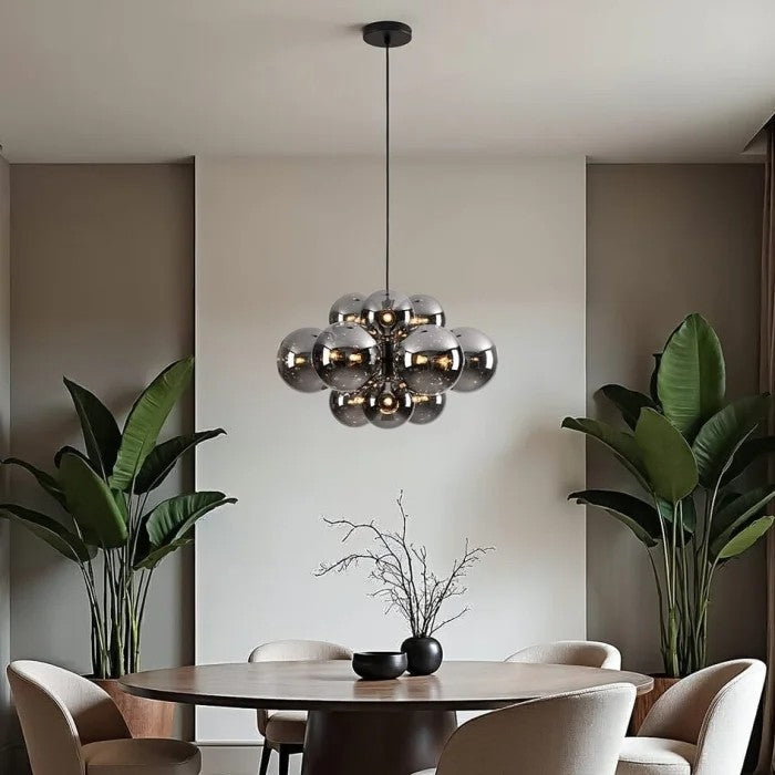 12'li Cam Sarkıt Avize Aydınlatma 5