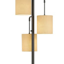 Siena Modern Siyah 3 Başlıklı Lambader