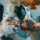 Inner Aqua #13 Tablo-Tablo-The Clique Artworks-72 x 92 cm/28.3 x 36.2 in-Tuval üzerine akrilik-NowShopFun