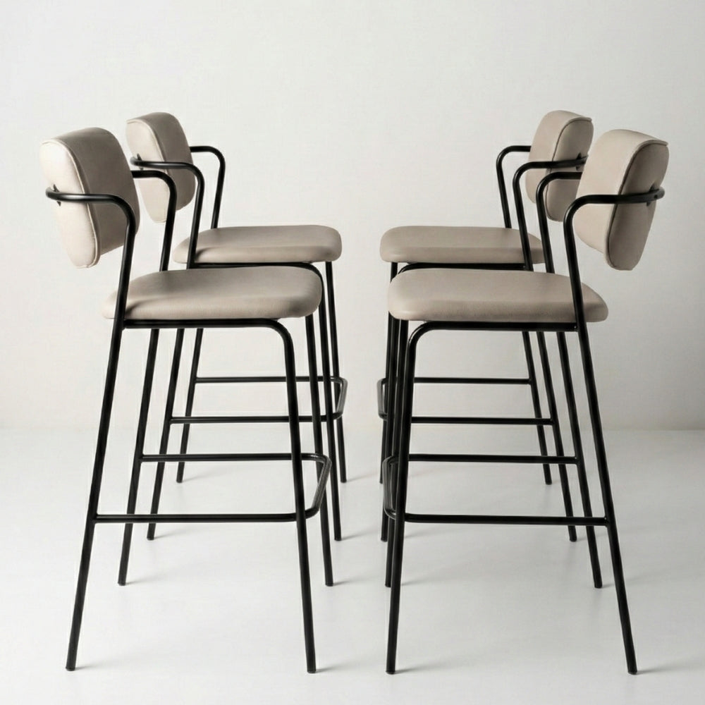 Line Bar Sandalye 4'lü Set