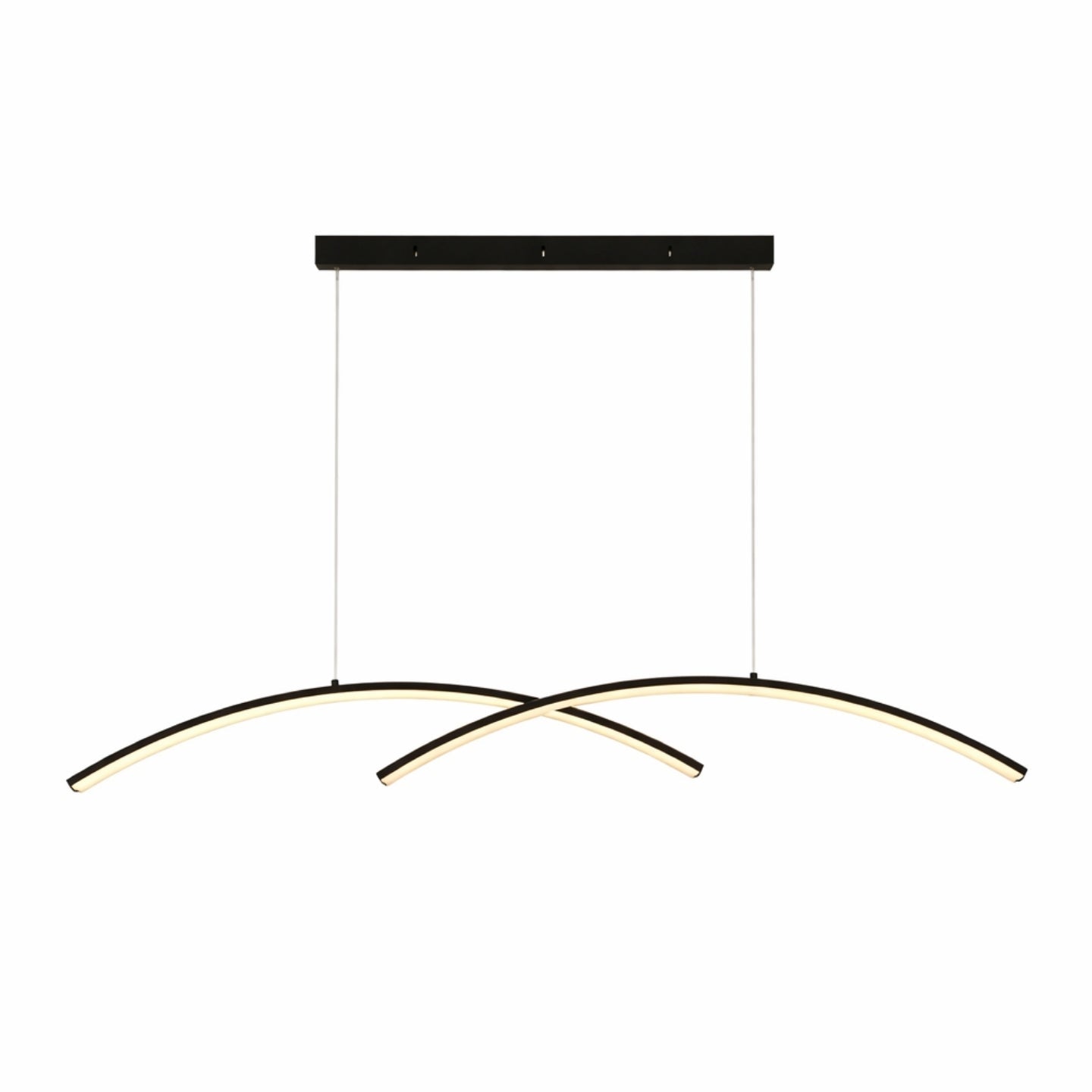 Double Bow Sarkıt Led Avize 120 Cm