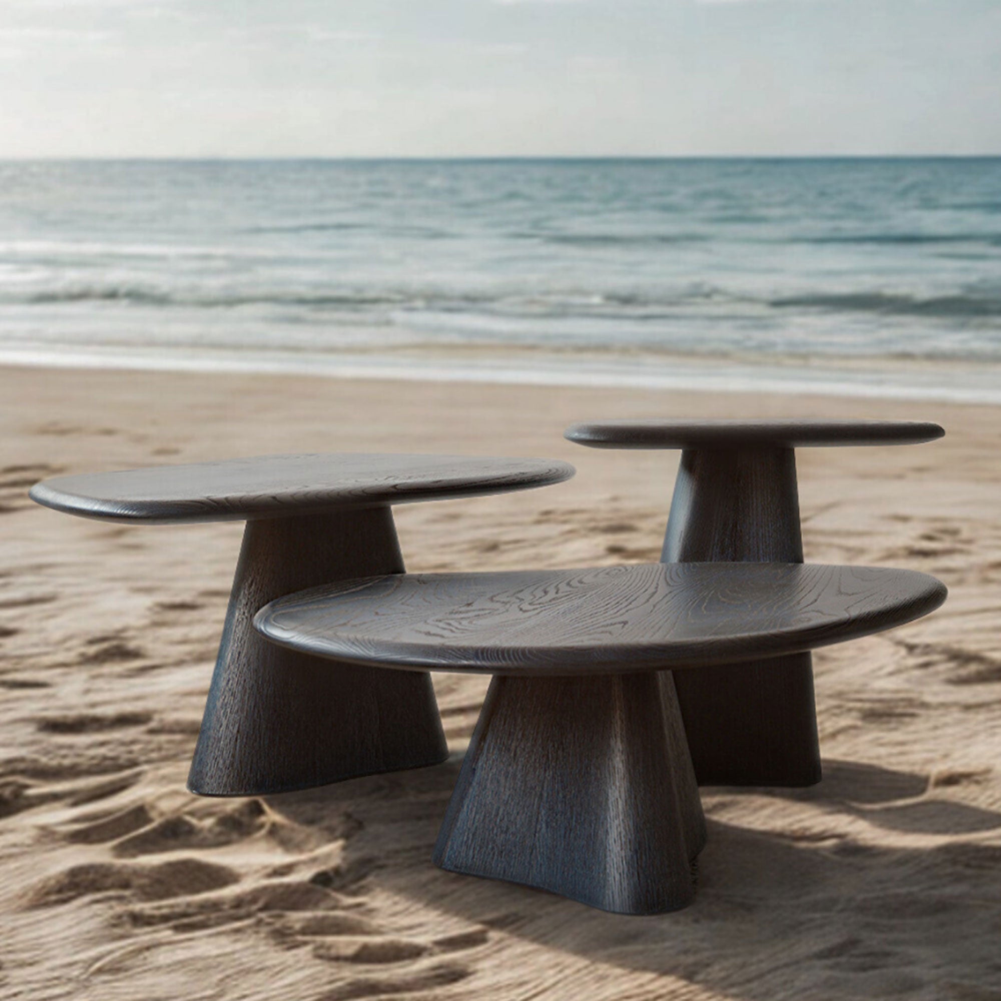 Masif Ahşap Orta Sehpa - Lagoon Serisi