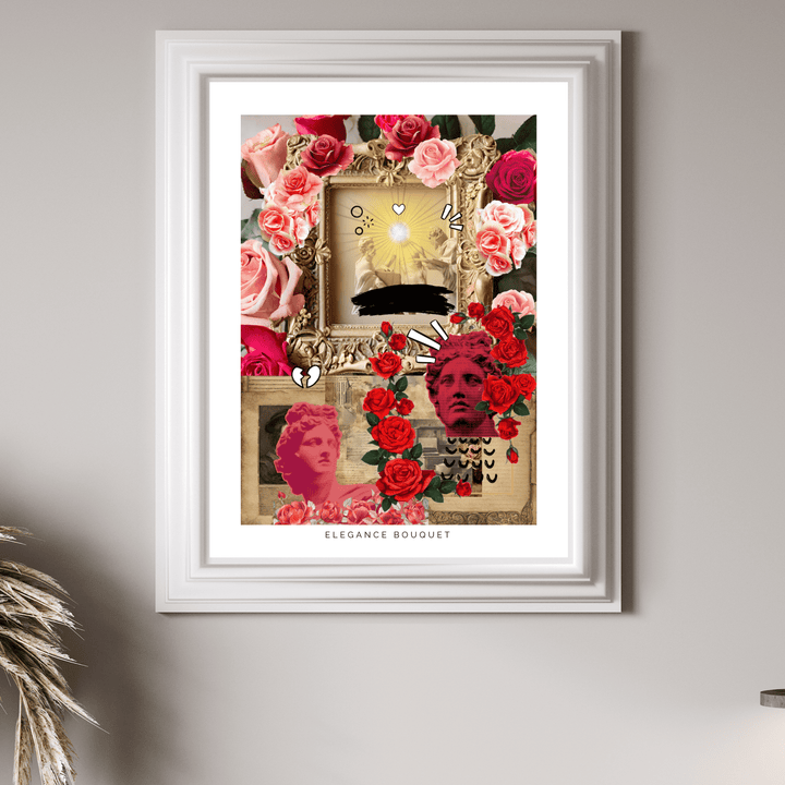 Elegance Bouqet Art Print Poster Baskı