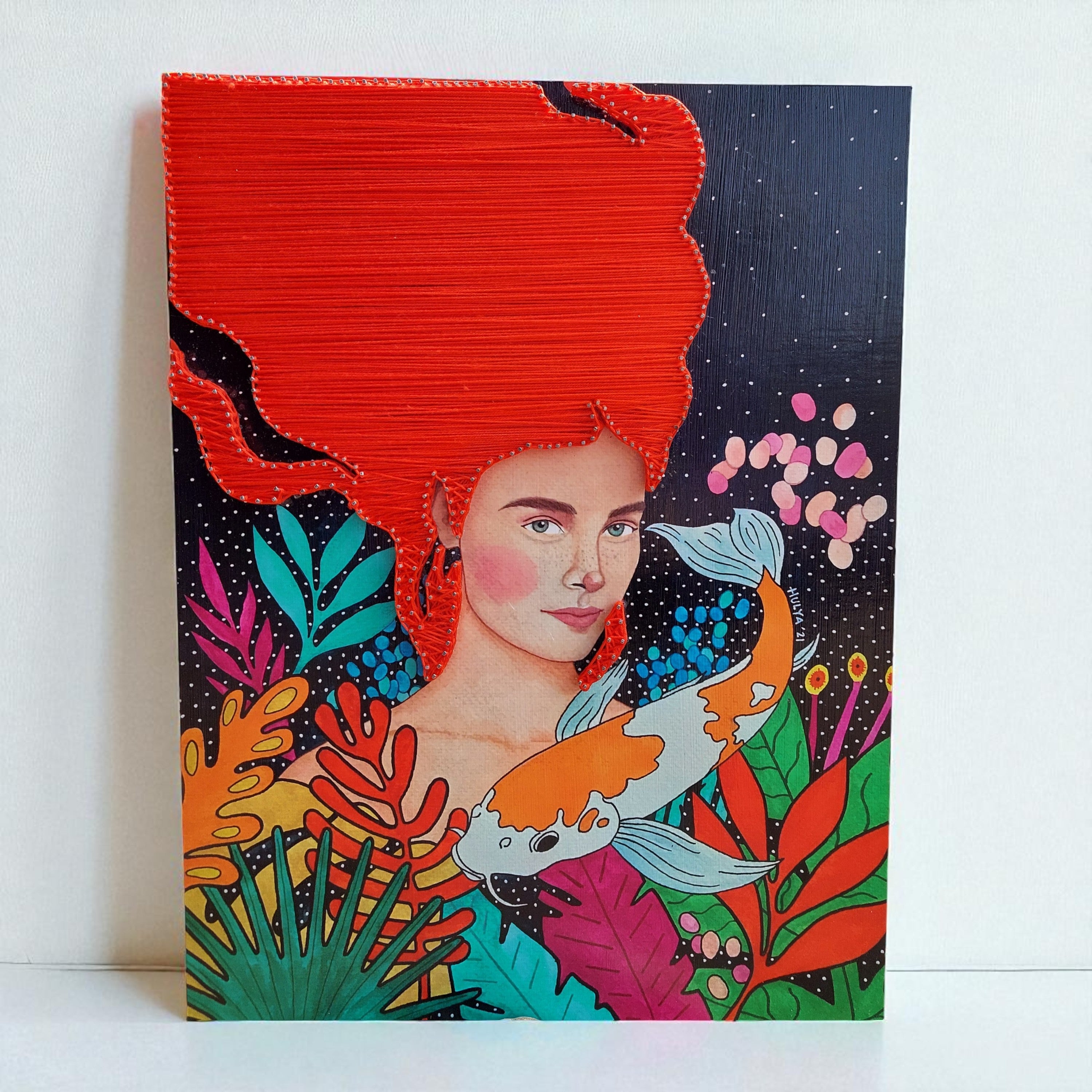 String Art Tablo - Don't you wanna feel alive