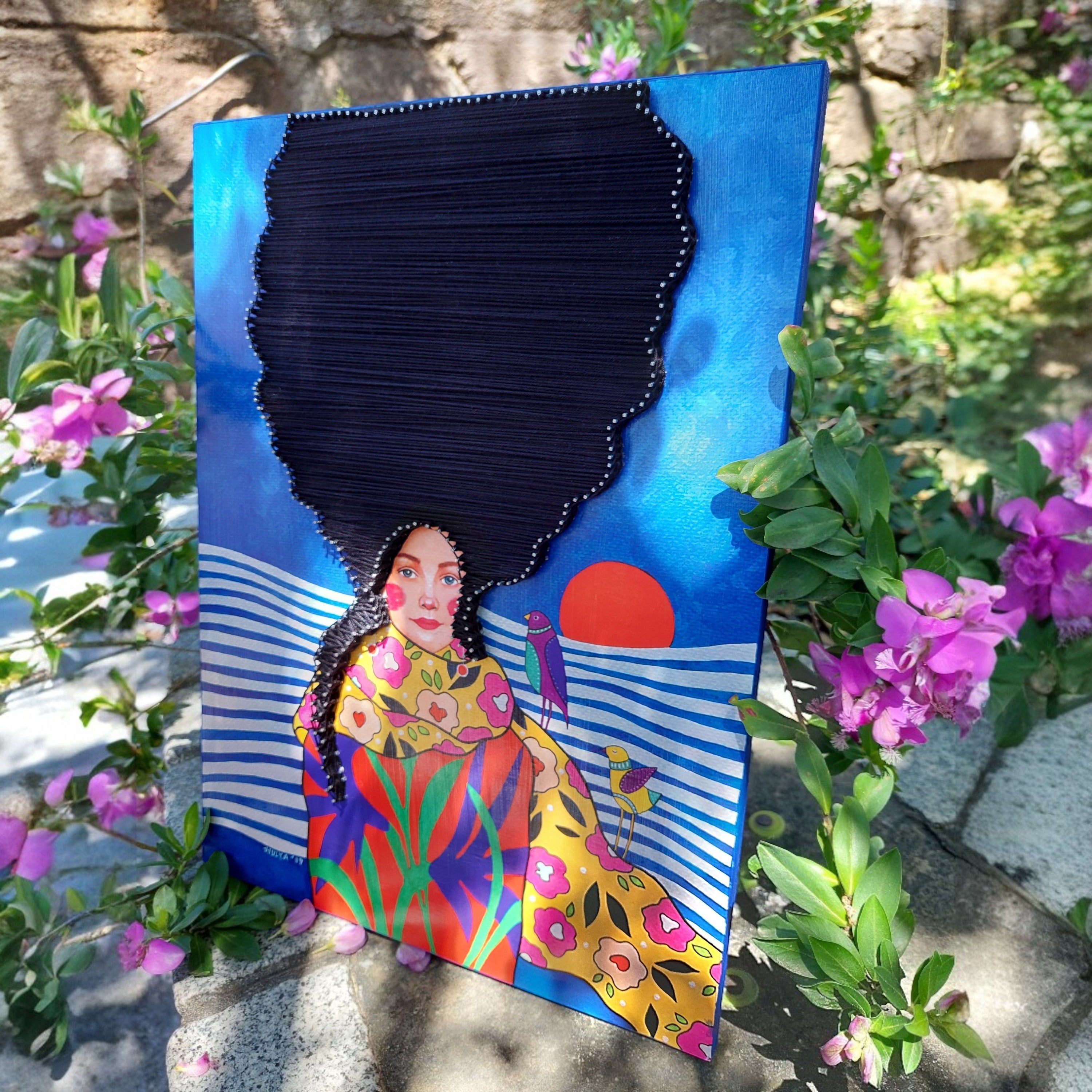 String Art Tablo - Good sense