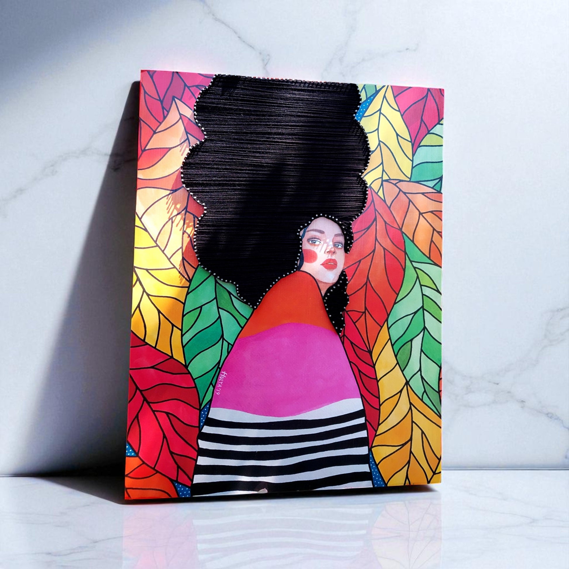 String Art Tablo - I am in the moment