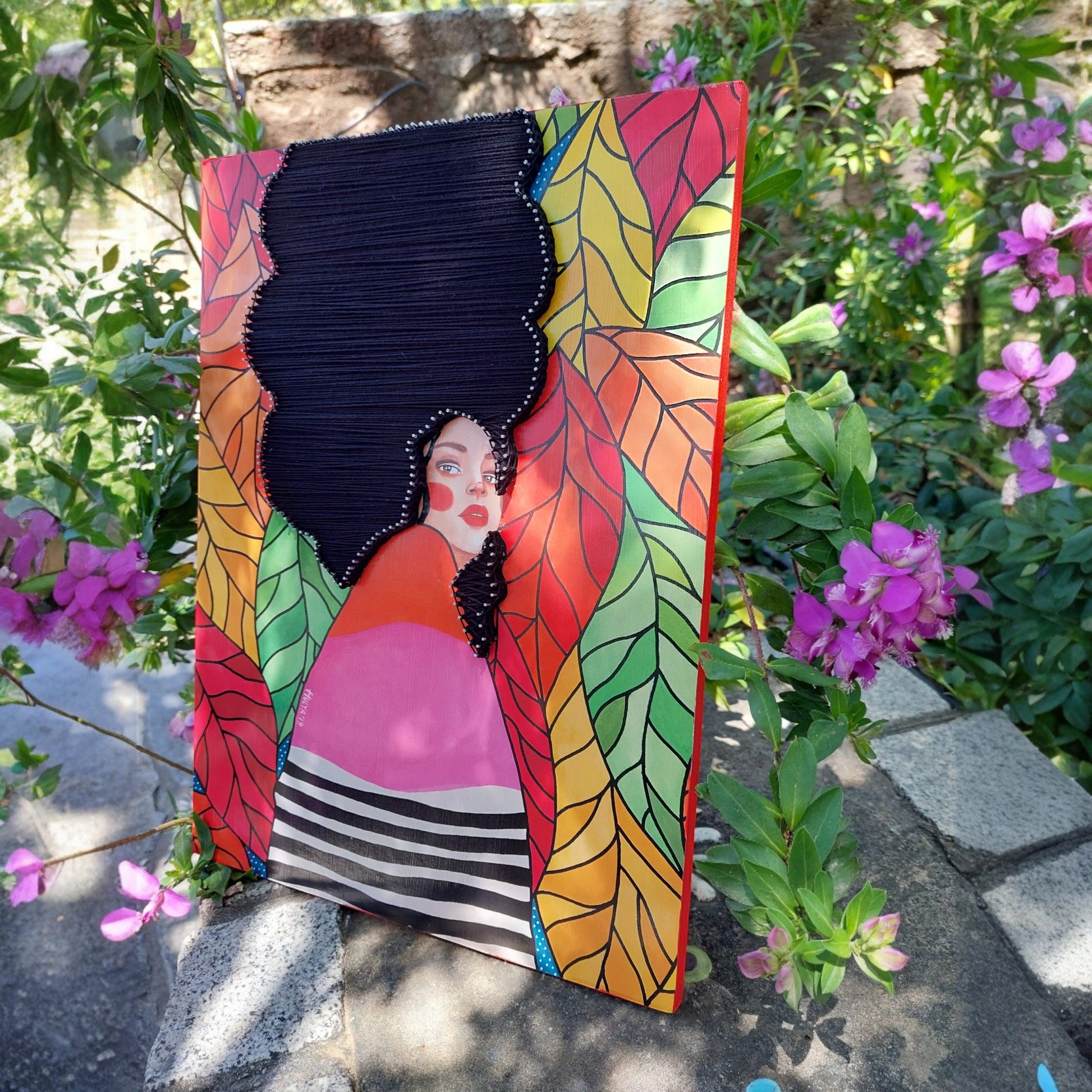 String Art Tablo - I am in the moment