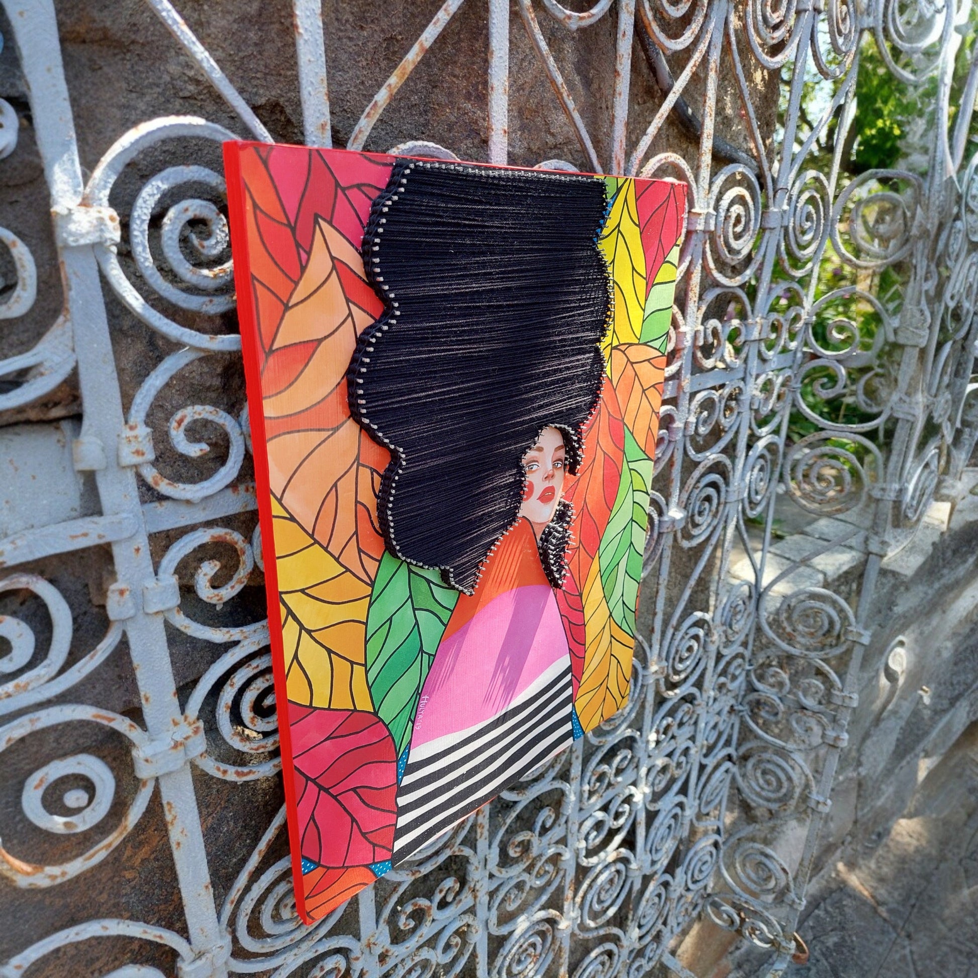 String Art Tablo - I am in the moment