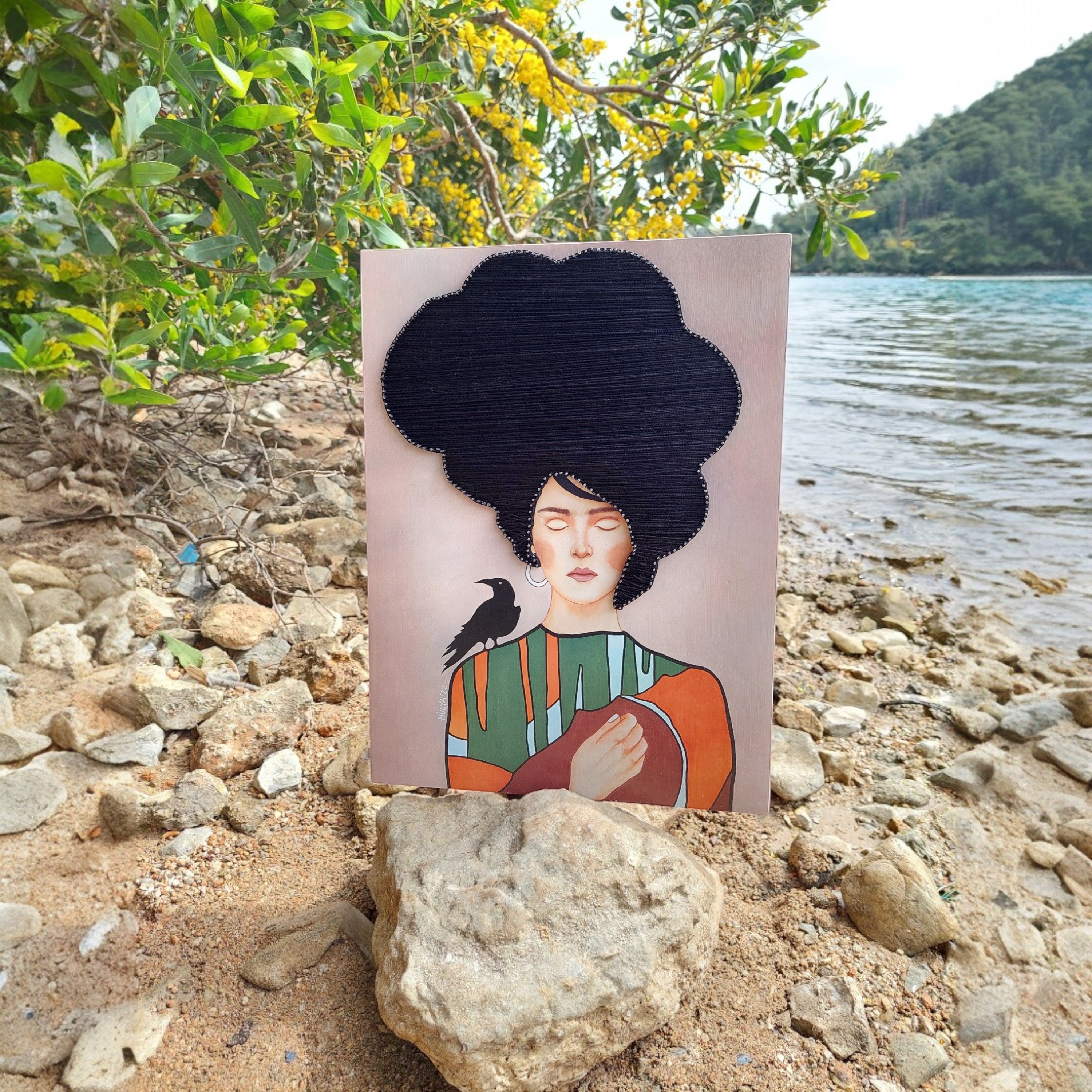 String Art Tablo - I can't hear you when you shout