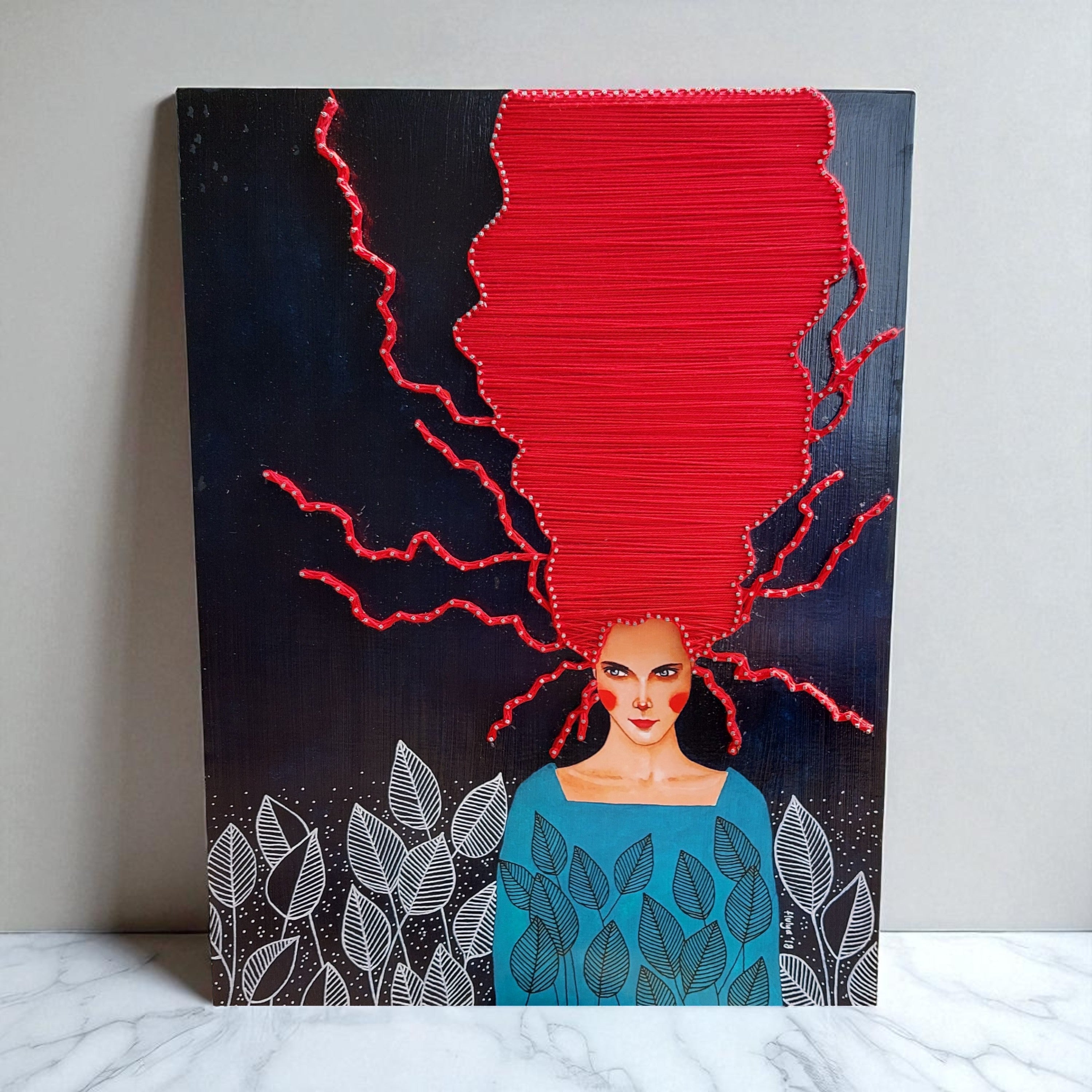 String Art Tablo - In the eleventh hour