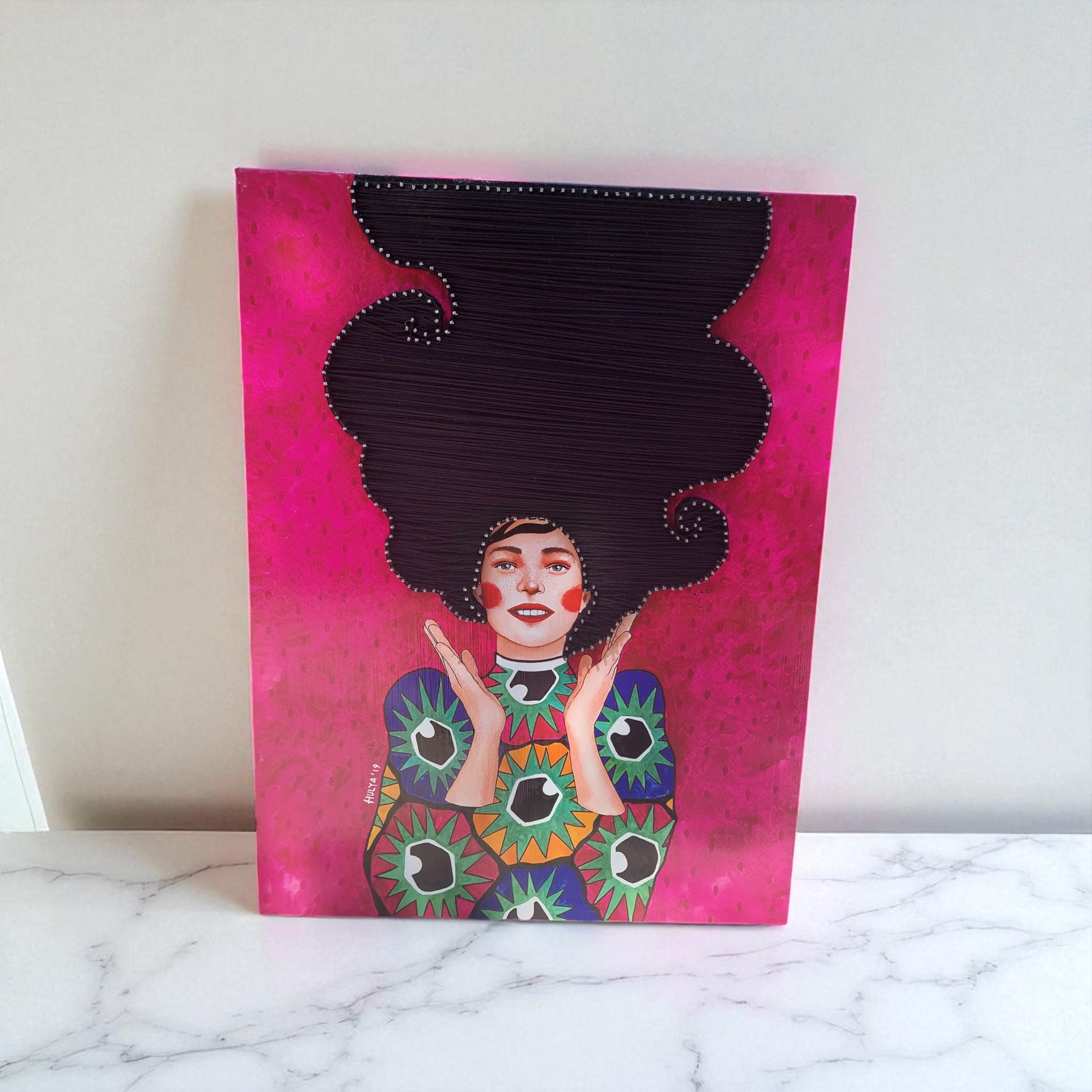 String Art Tablo - Keep dreaming away