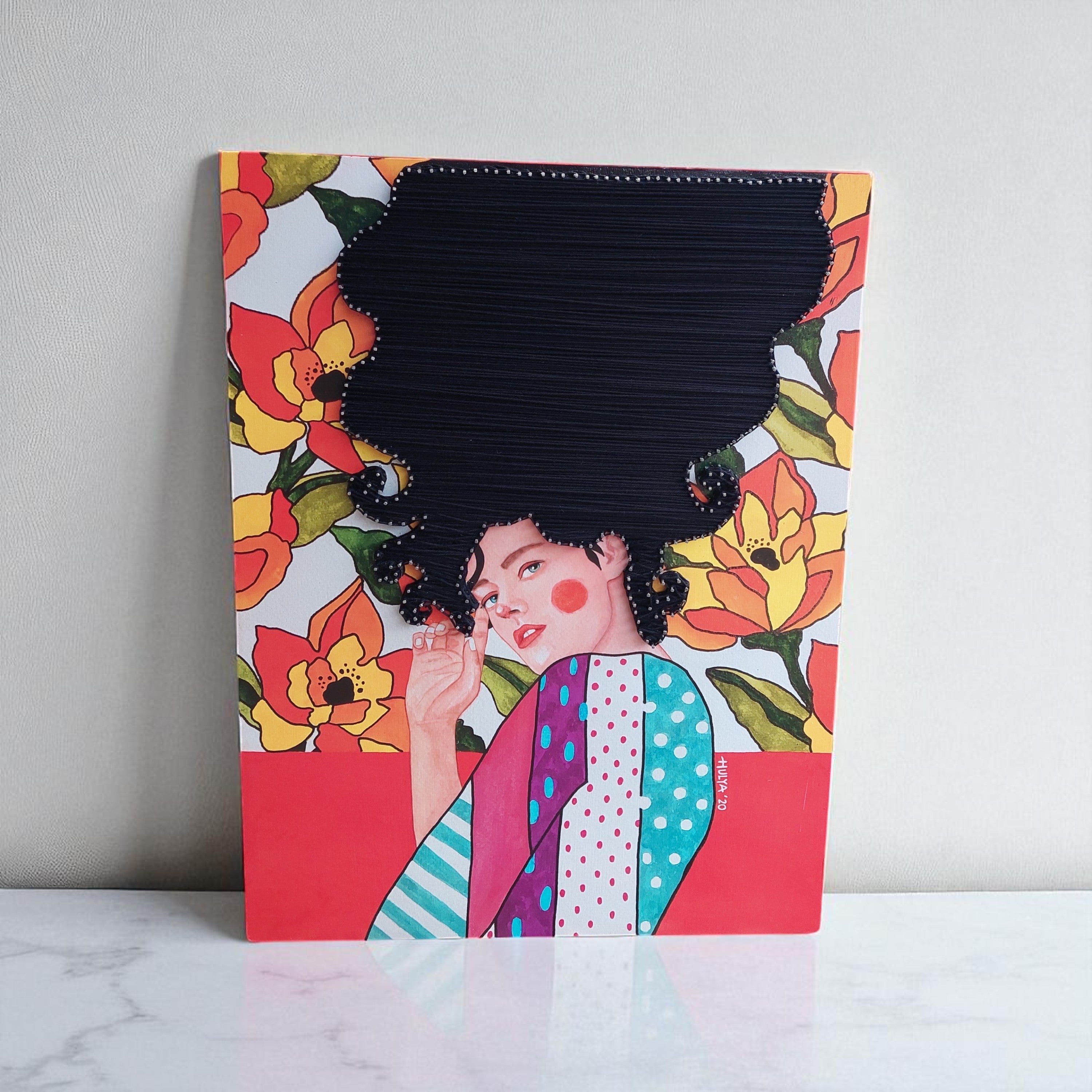 String Art Tablo - Make my mistakes looks gracious