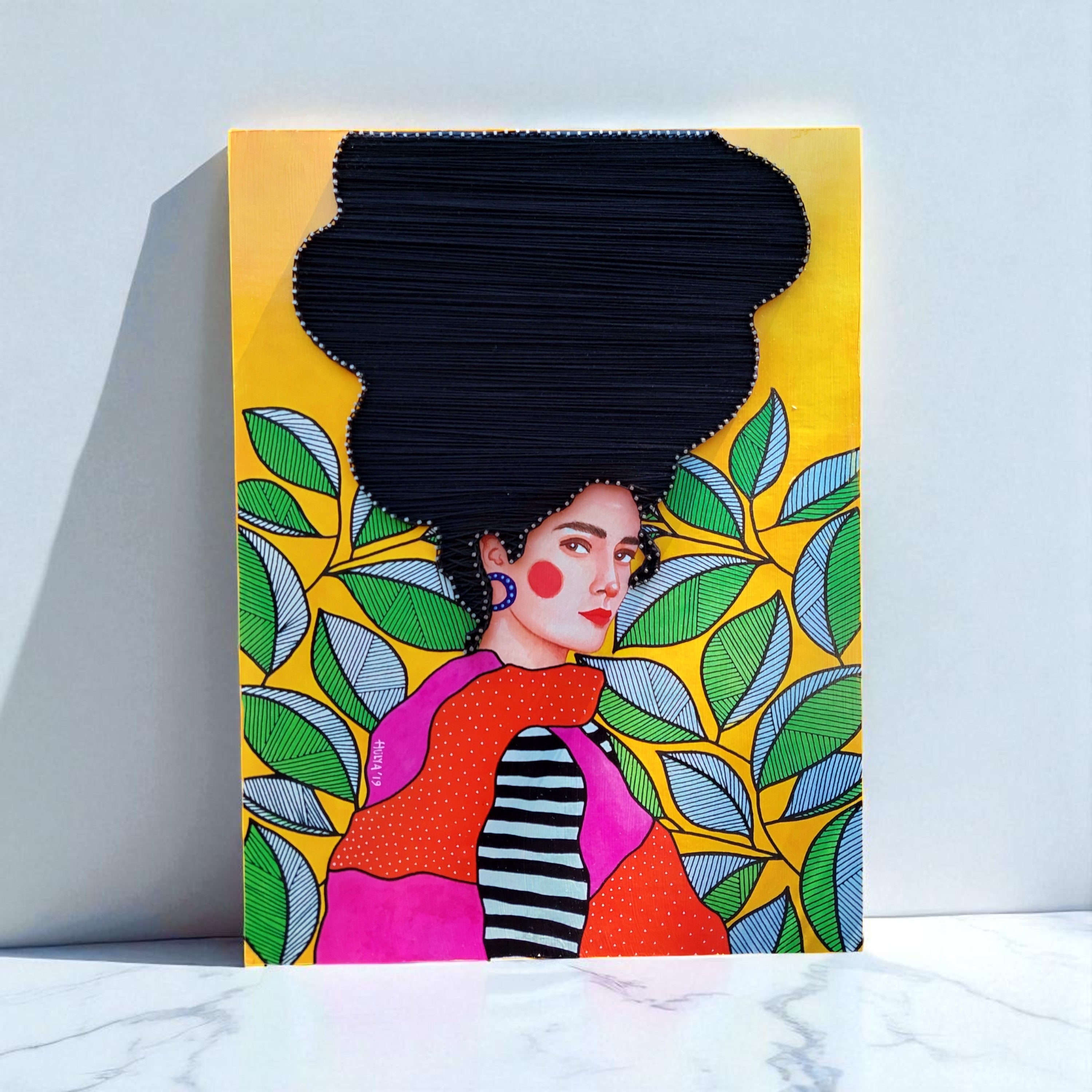 String Art Tablo - Moment three