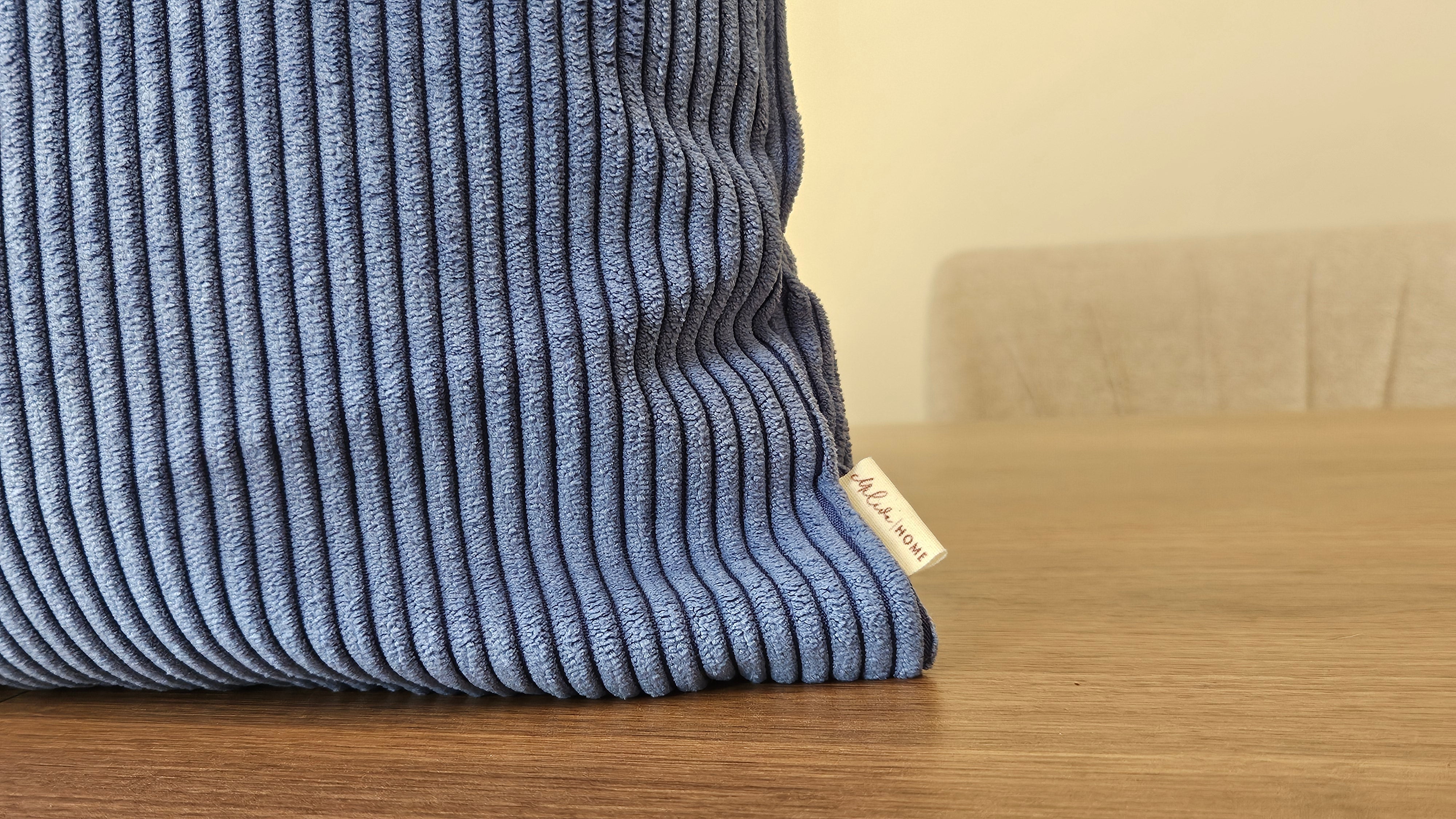 Light Blue Corduroy Pillowcase