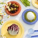 Mochi Küçük Terakota 2'li Porselen Tabak Seti