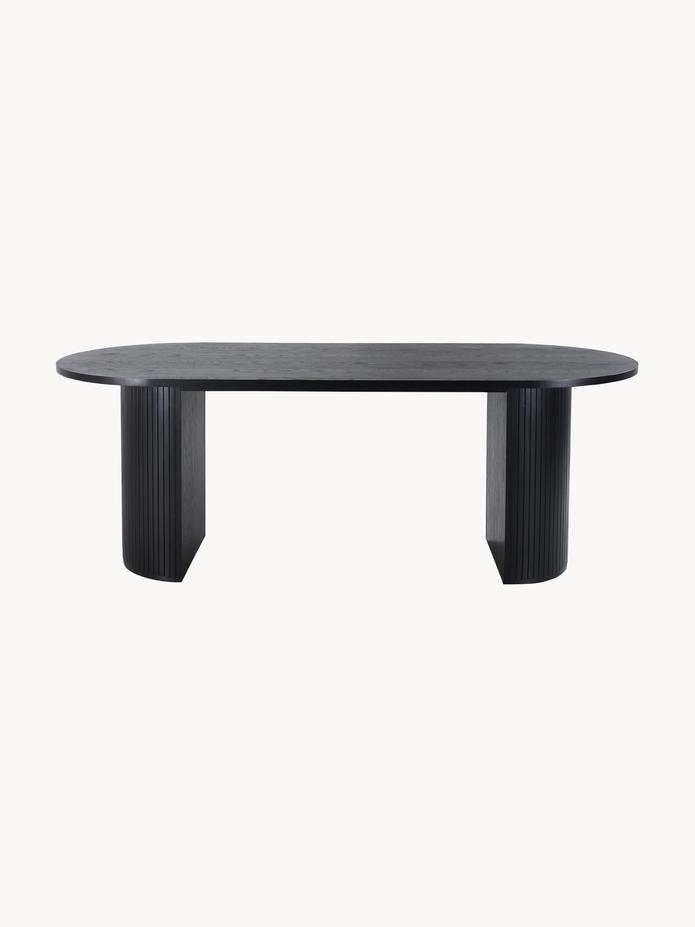 Fleet Black Dining Table - Innature Home - 100*220 Cm