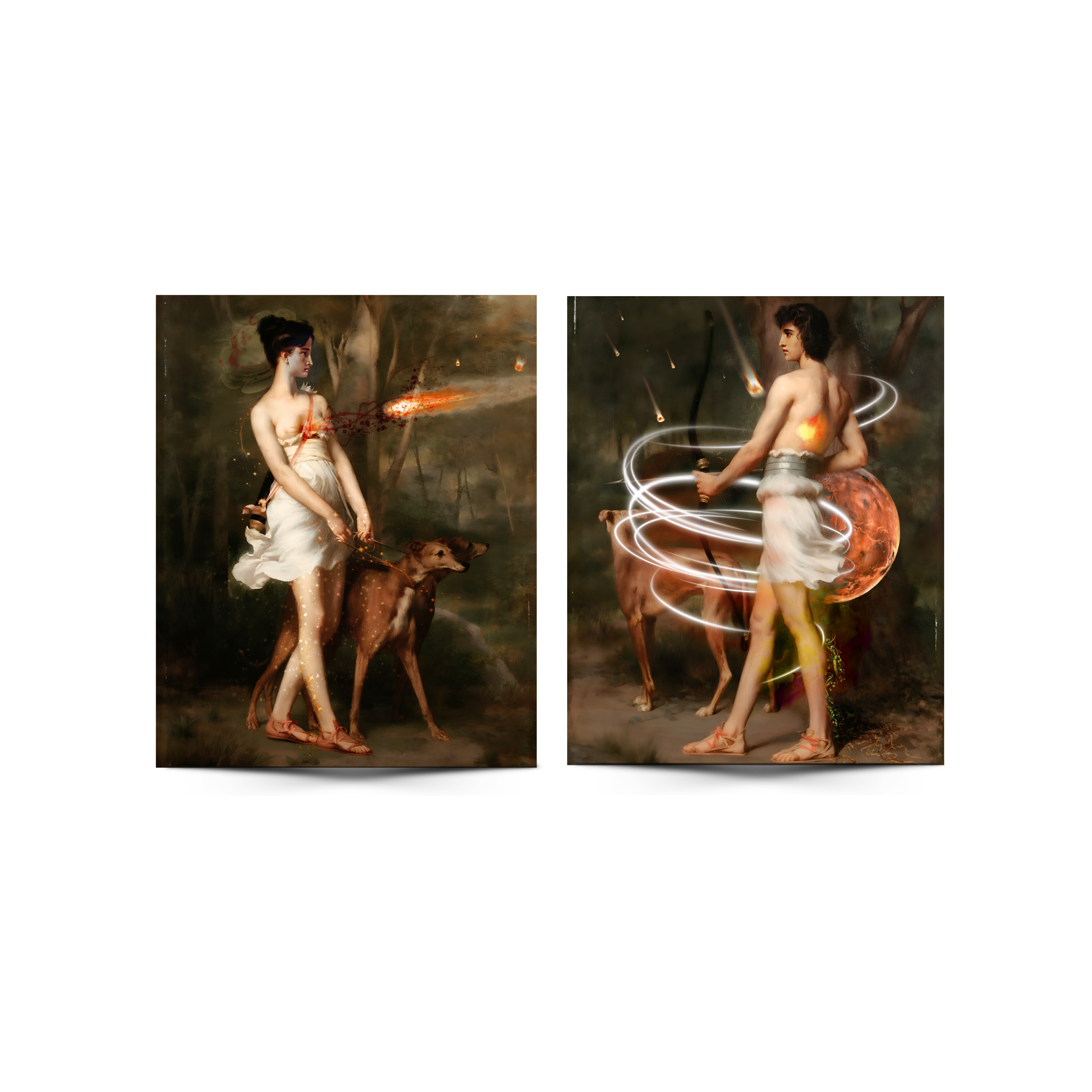 Eros & Psyche 2'li Set Tablo