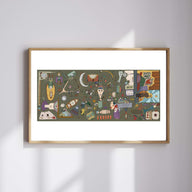 Berfu Koral - Spring And Summer Fine Art Baskı-Fine Art Baskı-Gige Gallery-Hahnemühle Matt Fibre-21x30 - Paspartulu Görünüm-NowShopFun