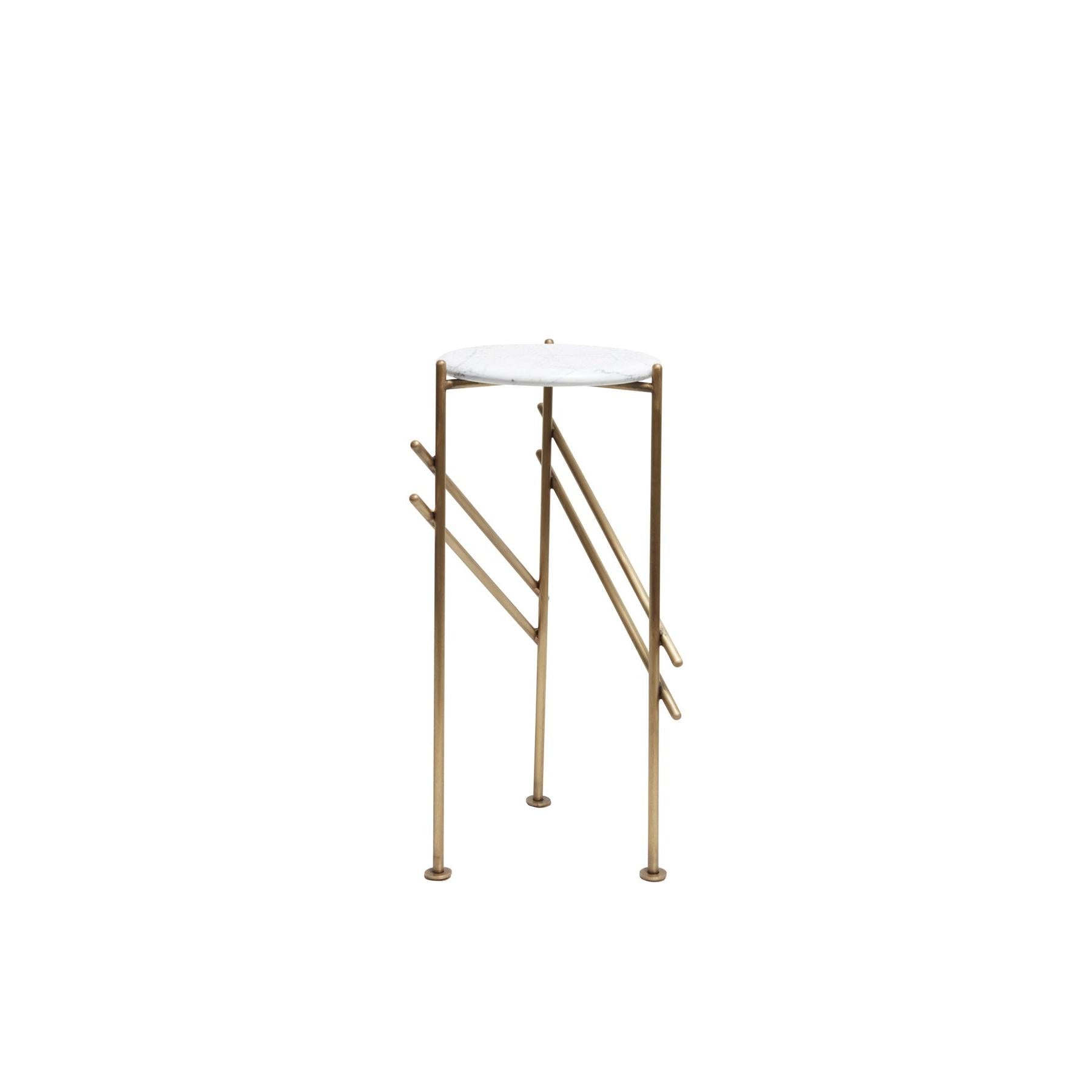 2560 Mermer Tablalı Yan Sehpa