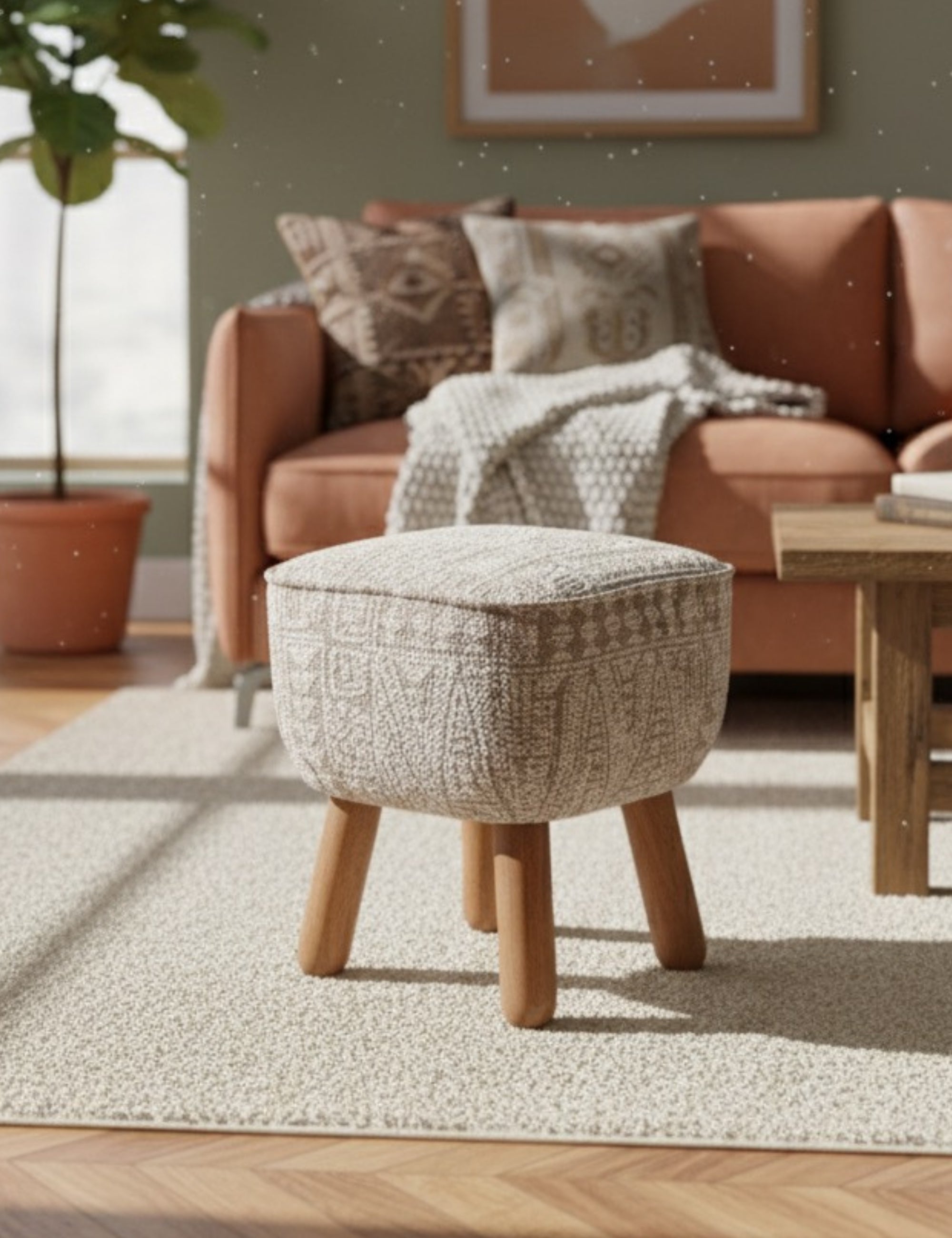 Mythology Ethnic Pouf