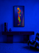 Echoes In The Inner Hold Inox Tablo | 50 × 100 cm