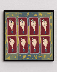 Berfu Koral - Things That Heal 3' Lü Set Fine Art Baskı-Fine Art Baskı-Gige Gallery-Hahnemühle Matt Fibre-30x30-NowShopFun