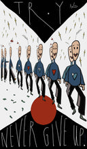Berfu Koral - Try And Never Give Up fine art baskı