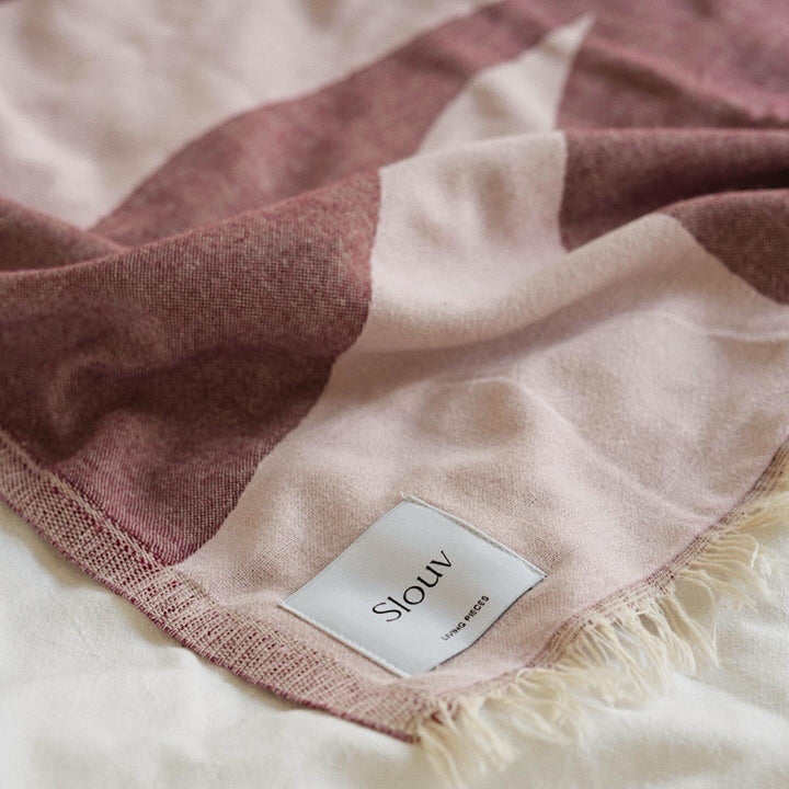 Fleur Jacquard Throw Örtü