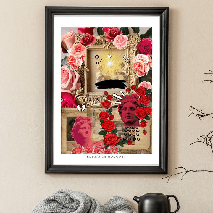 Elegance Bouqet Art Print Poster Baskı