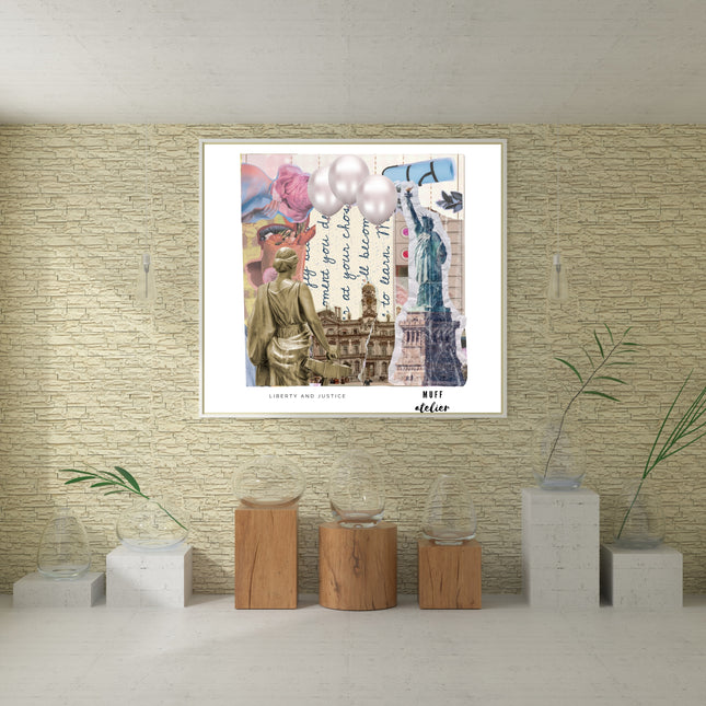Liberty and Justice Art Print Poster