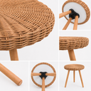 Premium Rattan 3'lü Sehpa Seti