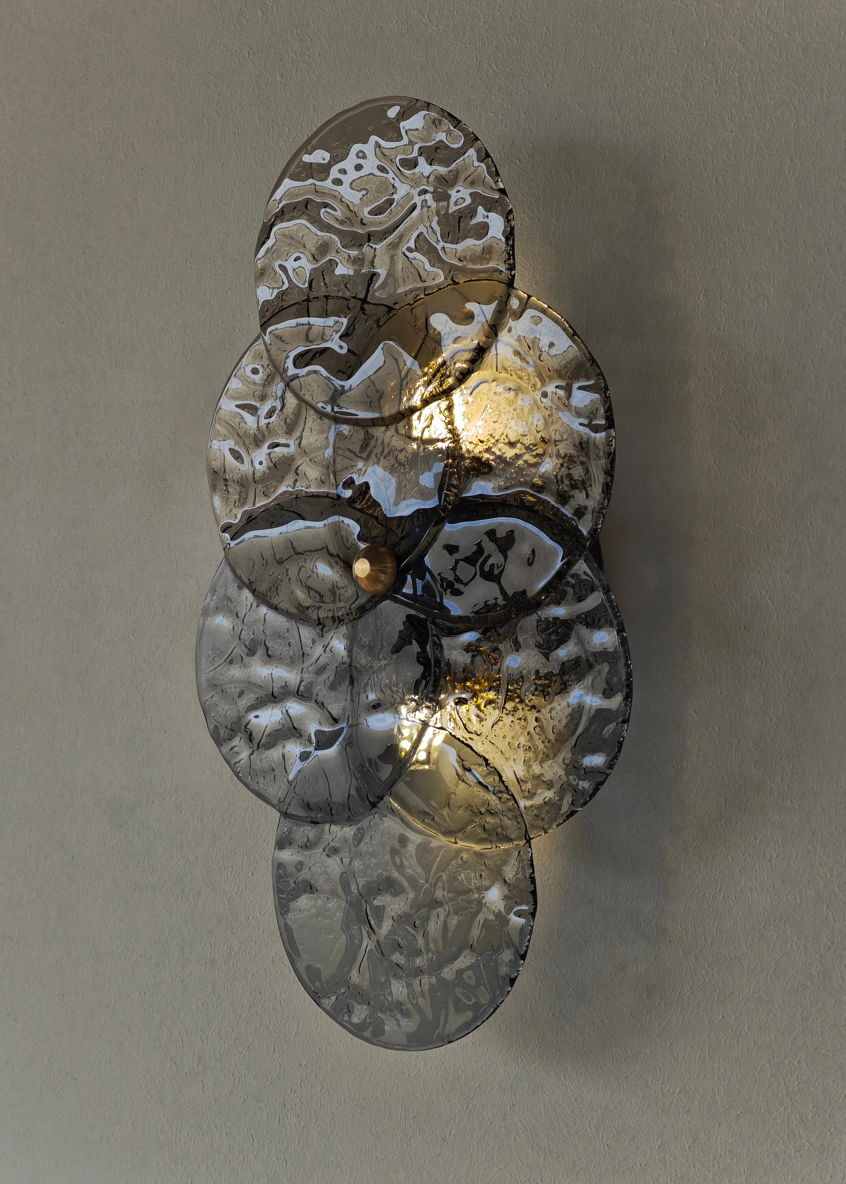 Bubbles El Yapımı Cam Aplik