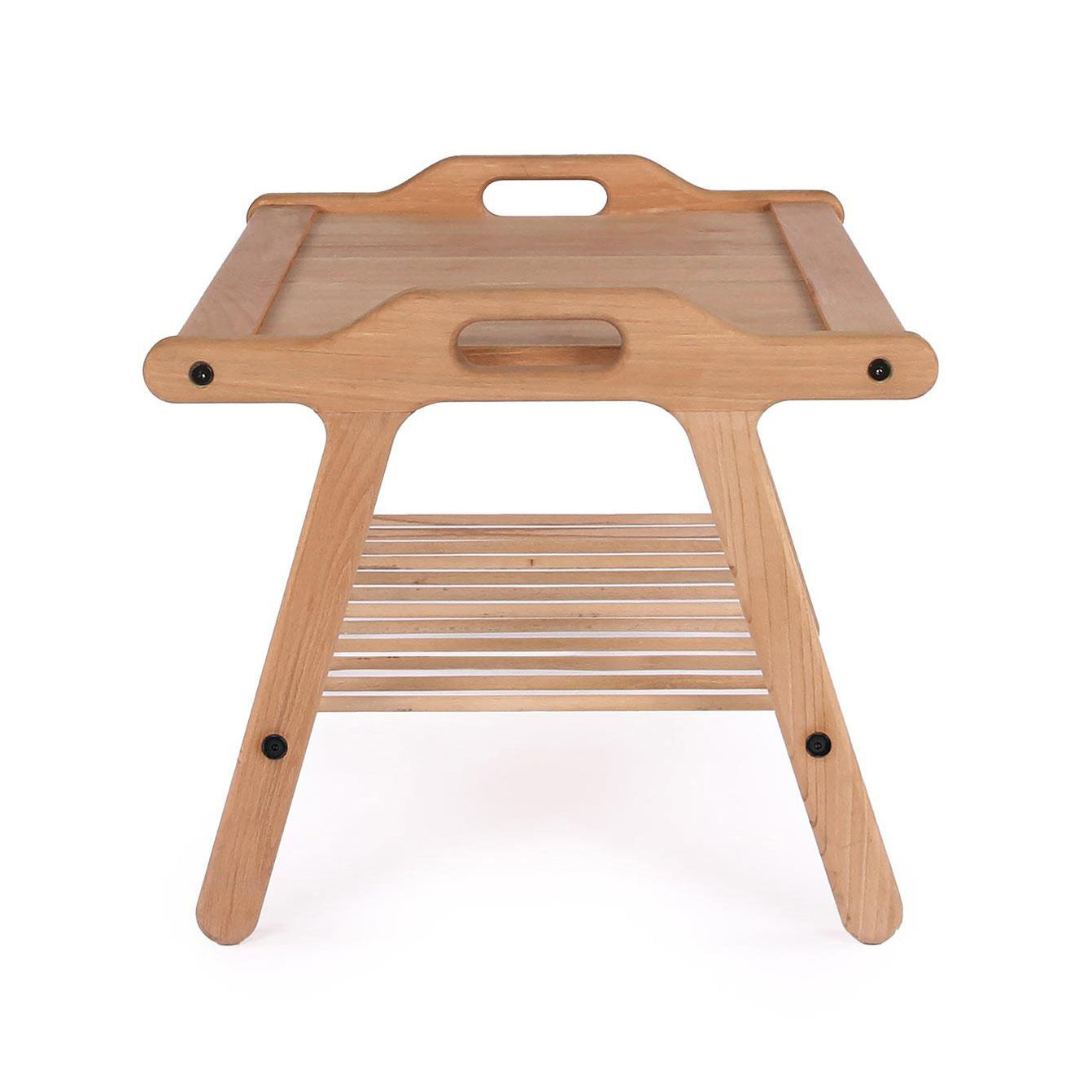 Corn Masif Kayın Yan Sehpa