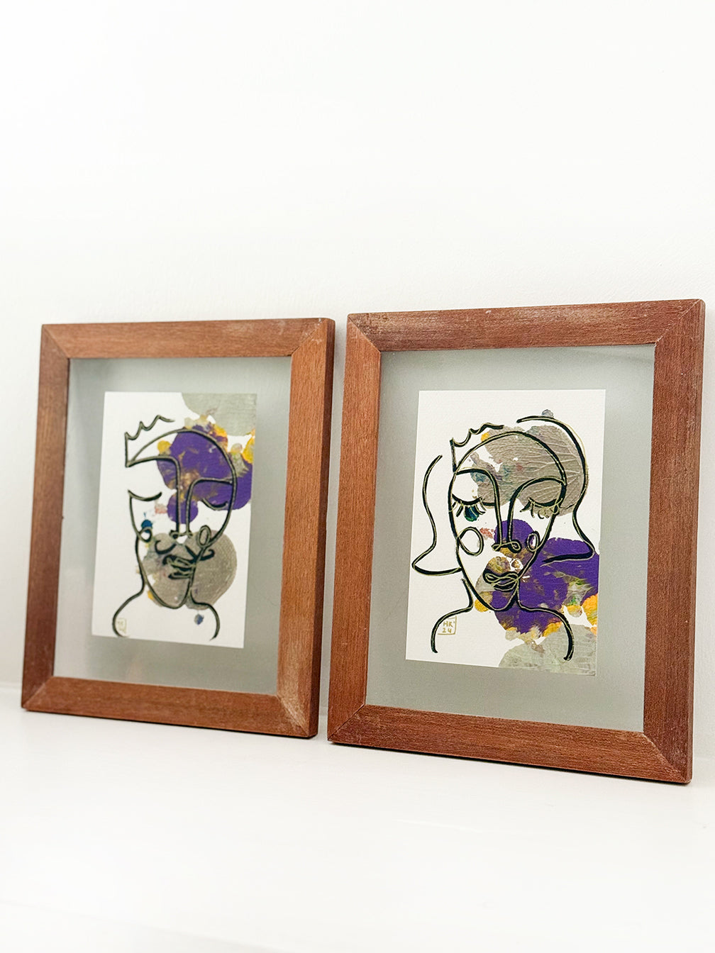 2li Ahşap Çerçeveli Resim | Orijinal İmzalı - 02