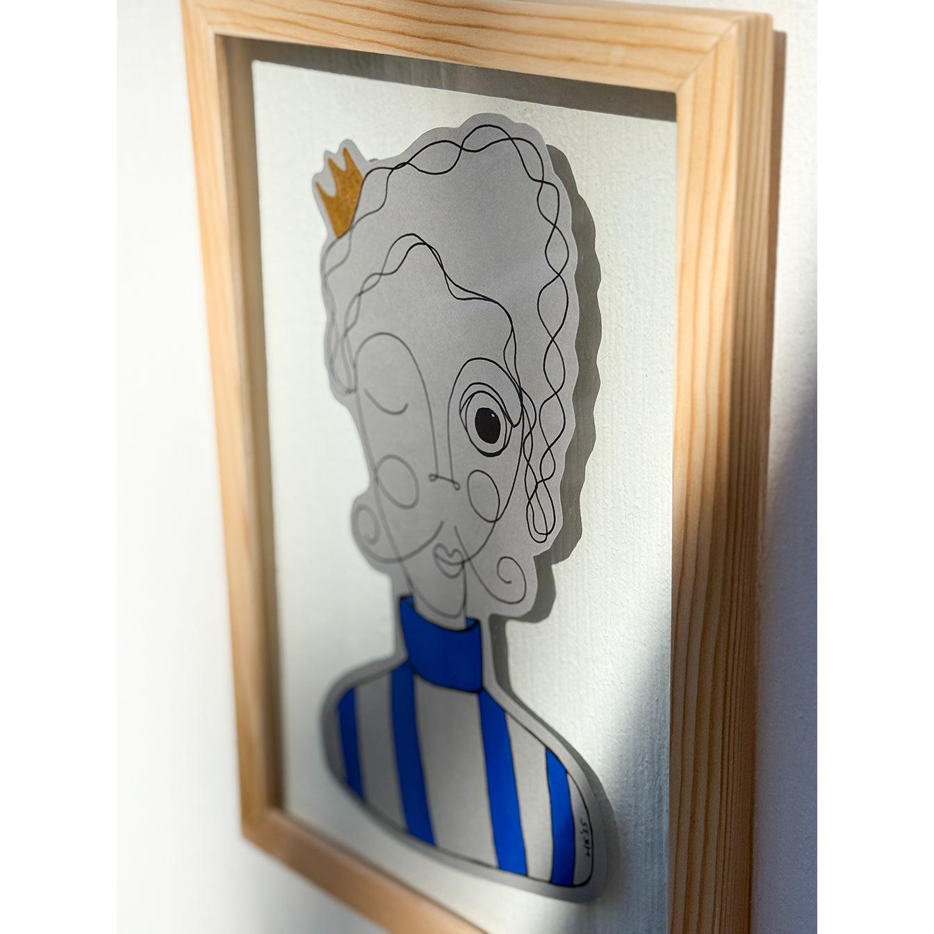 2li Ahşap Çerçeveli Resim | Orijinal İMzalı - 54