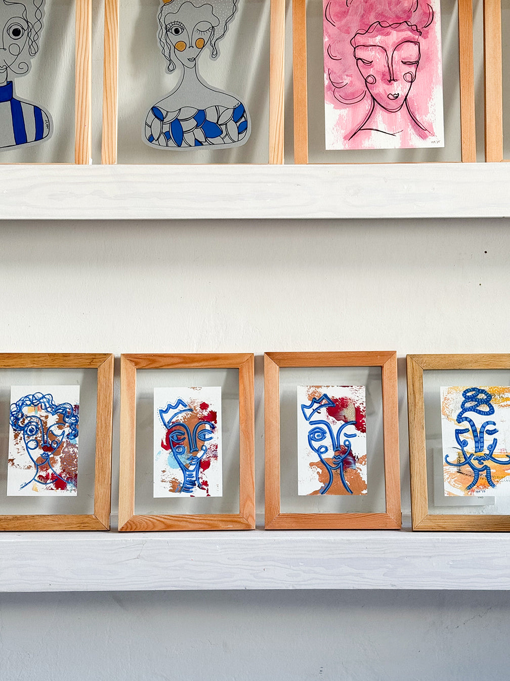 2li Ahşap Çerçeveli Resim | Orijinal İmzalı - 58