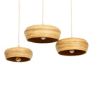 3 Lü Set Bambu Tavan Aydınlatması