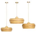 3 lü Set Bambu Tavan Aydınlatması-Sarkıt Aydınlatma-Artika Design-NowShopFun