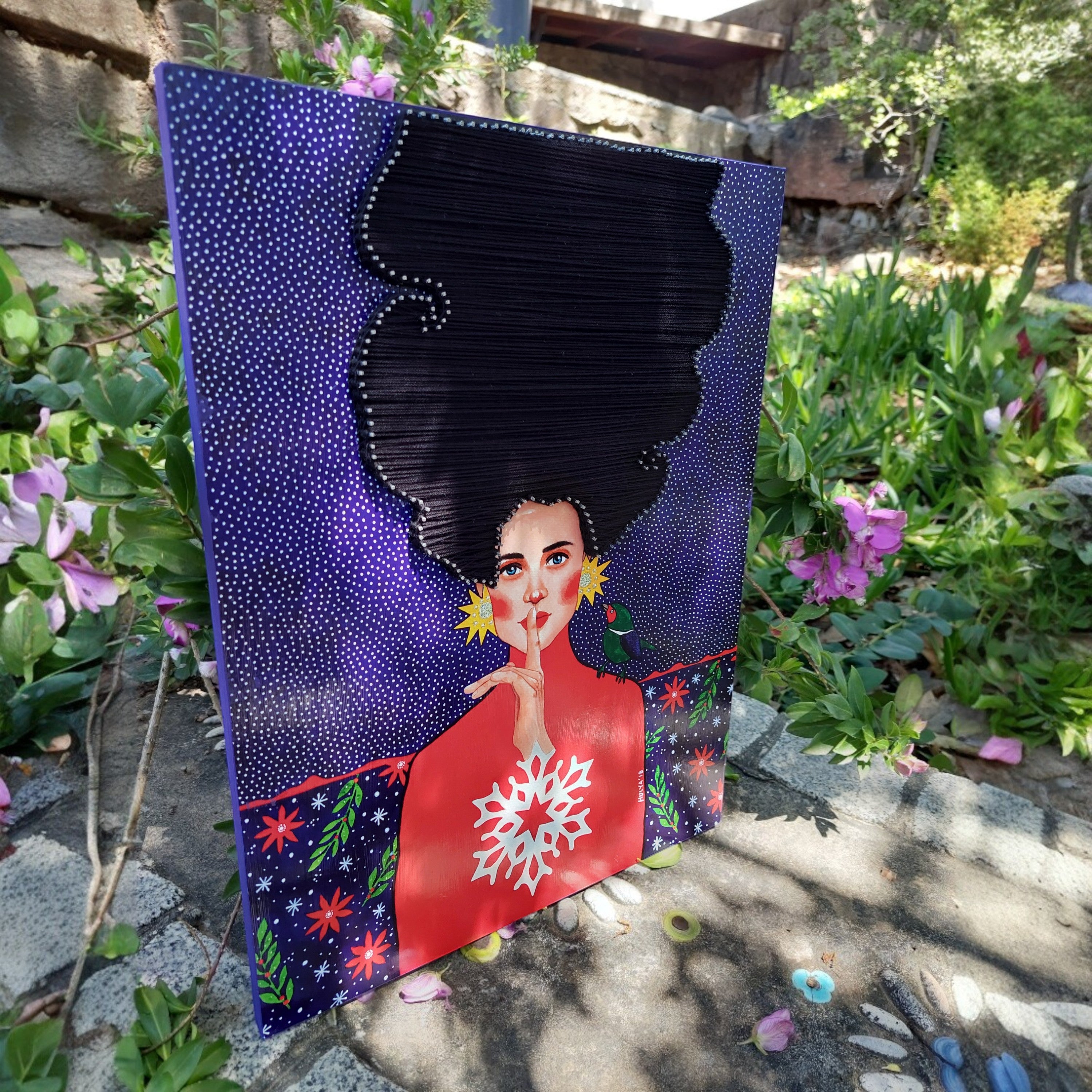 String Art Painting - I prefer the sound of you