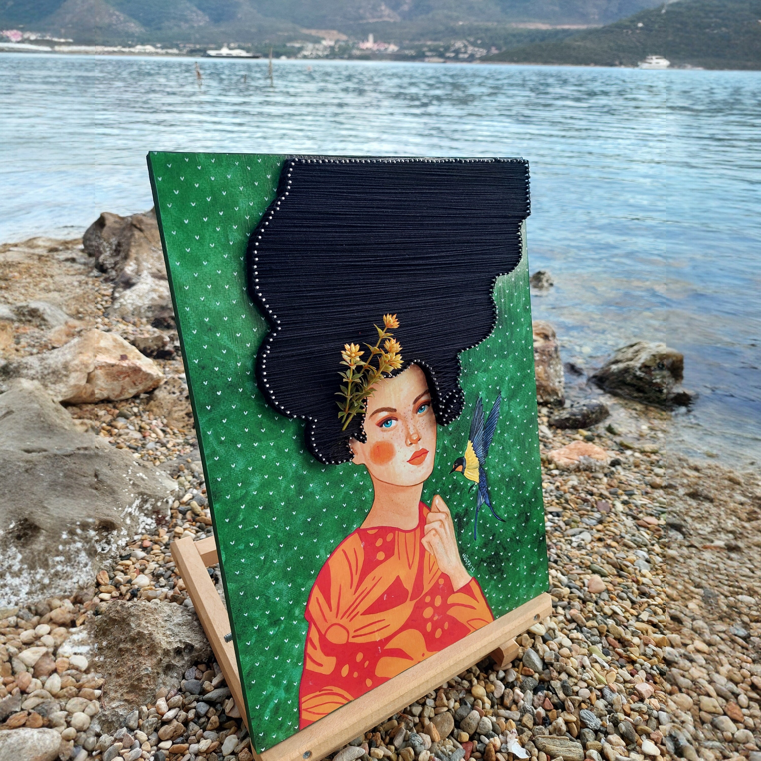 String Art Tablo - Someday someway