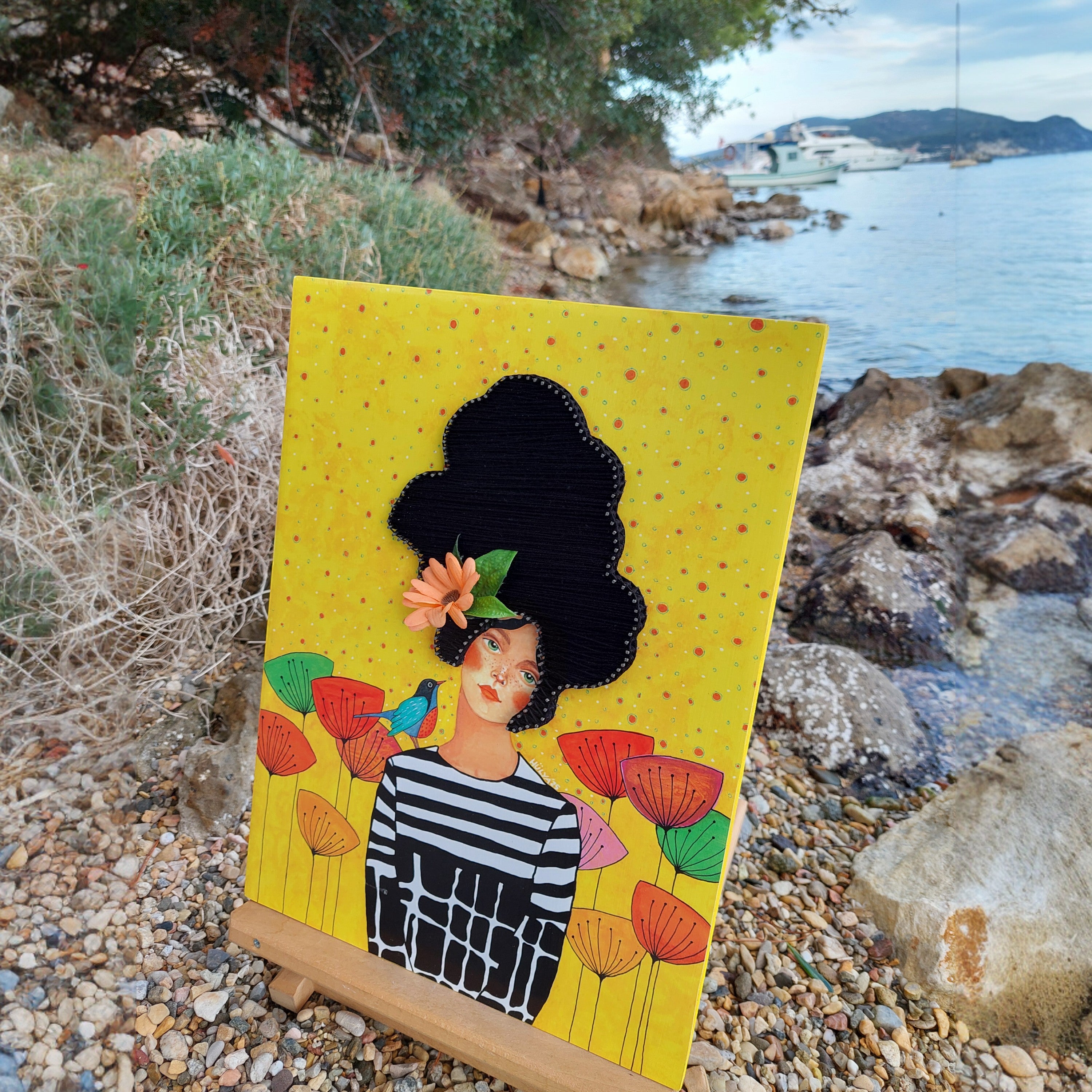 String Art Tablo - You can't ignore