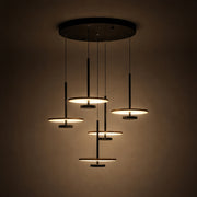 Nuvora Led Ahşaplı Sarkıt Avize