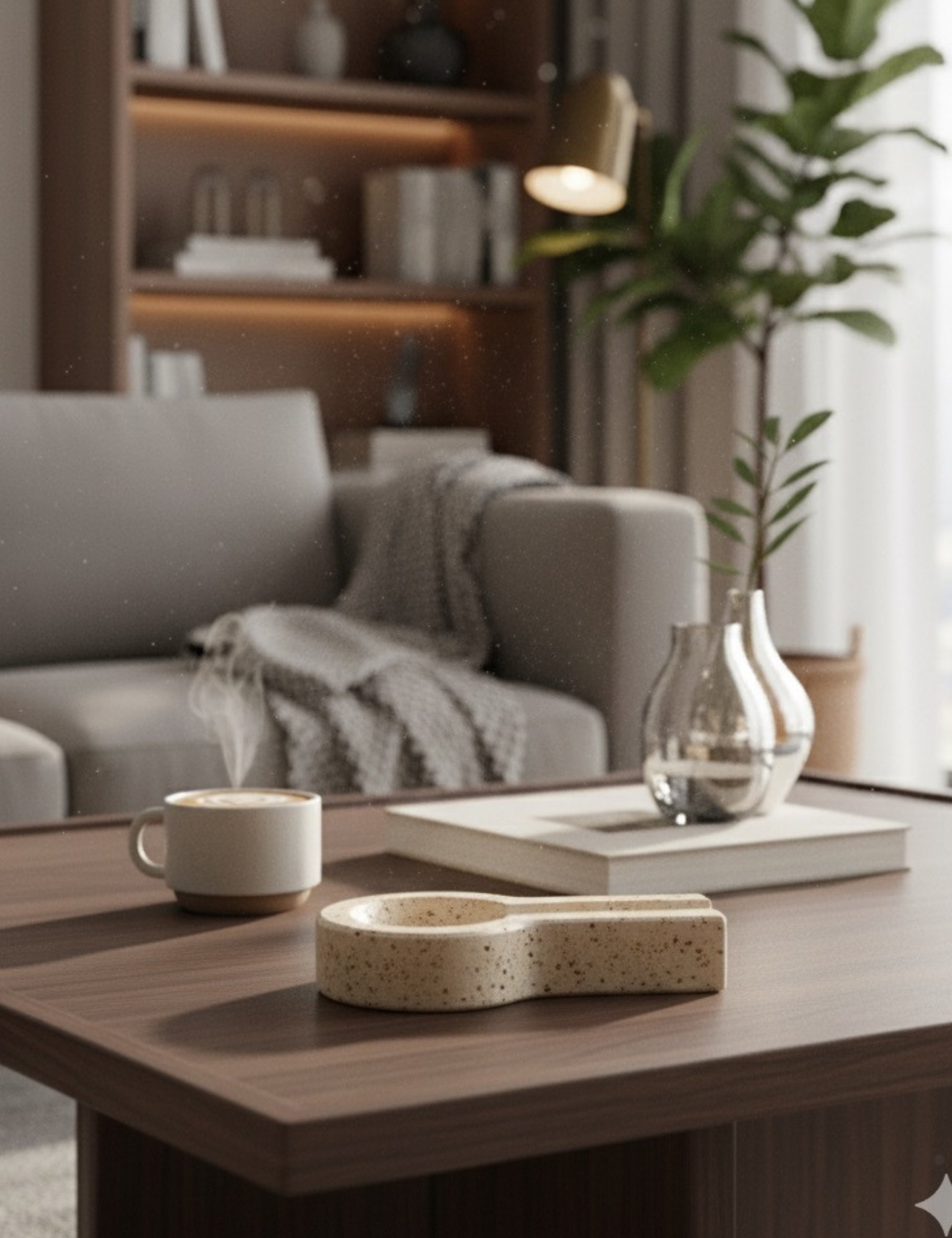 Etern Travertine Cigar Ashtray