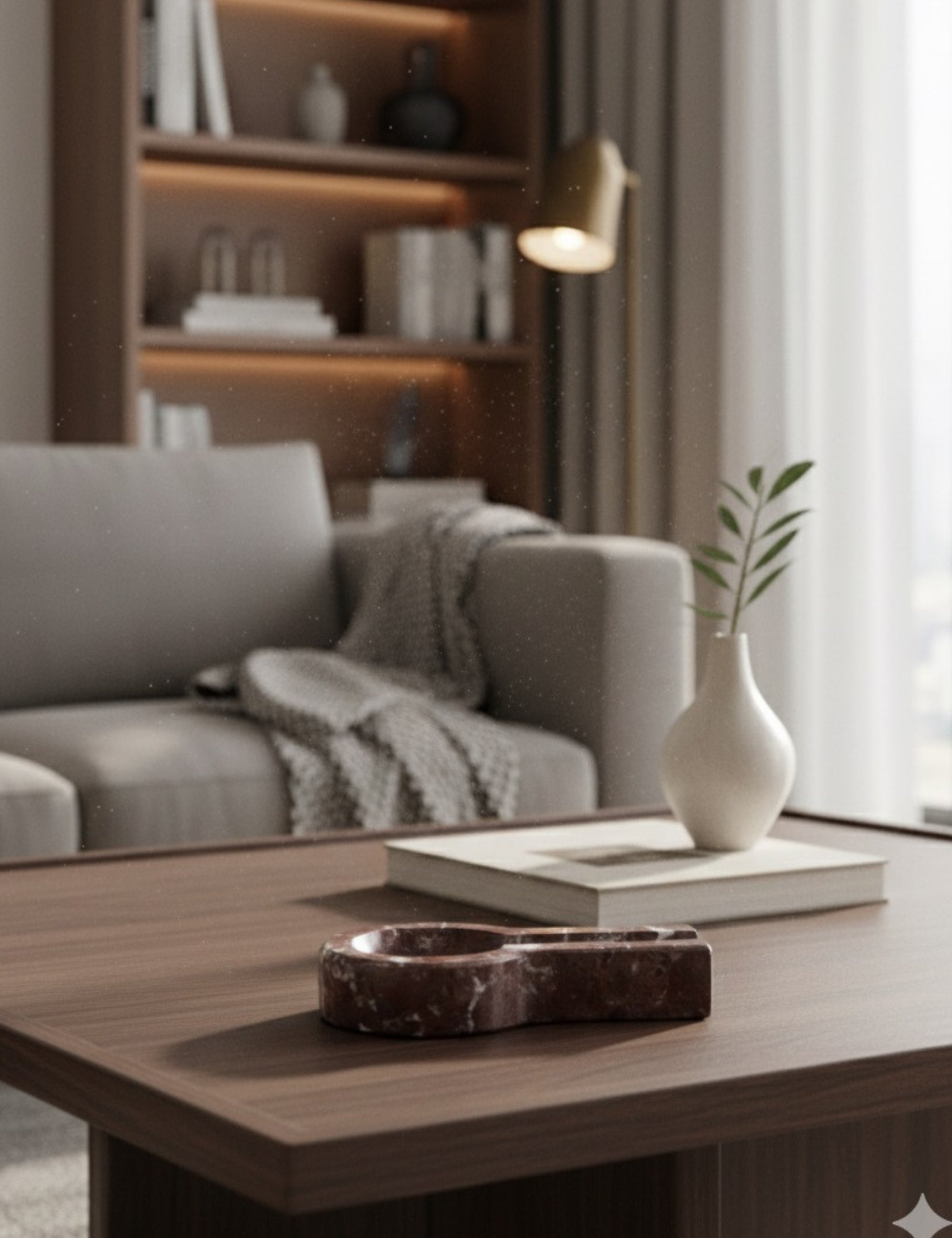 Rosso Levanto Cigar Ashtray