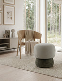 Coco Minimalist Su Yeşili & Haki Yeşil Puf