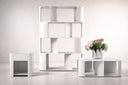 Round Raf Heykelsi Modern Metal Kitaplık - nowshopfun