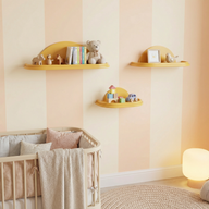 3’Lü Duvar Raf Seti-Duvar Rafı-Vuvito-Doğal Meşe-NowShopFun