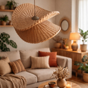 Vivian Modern Bohem Rattan Sarkıt Avize