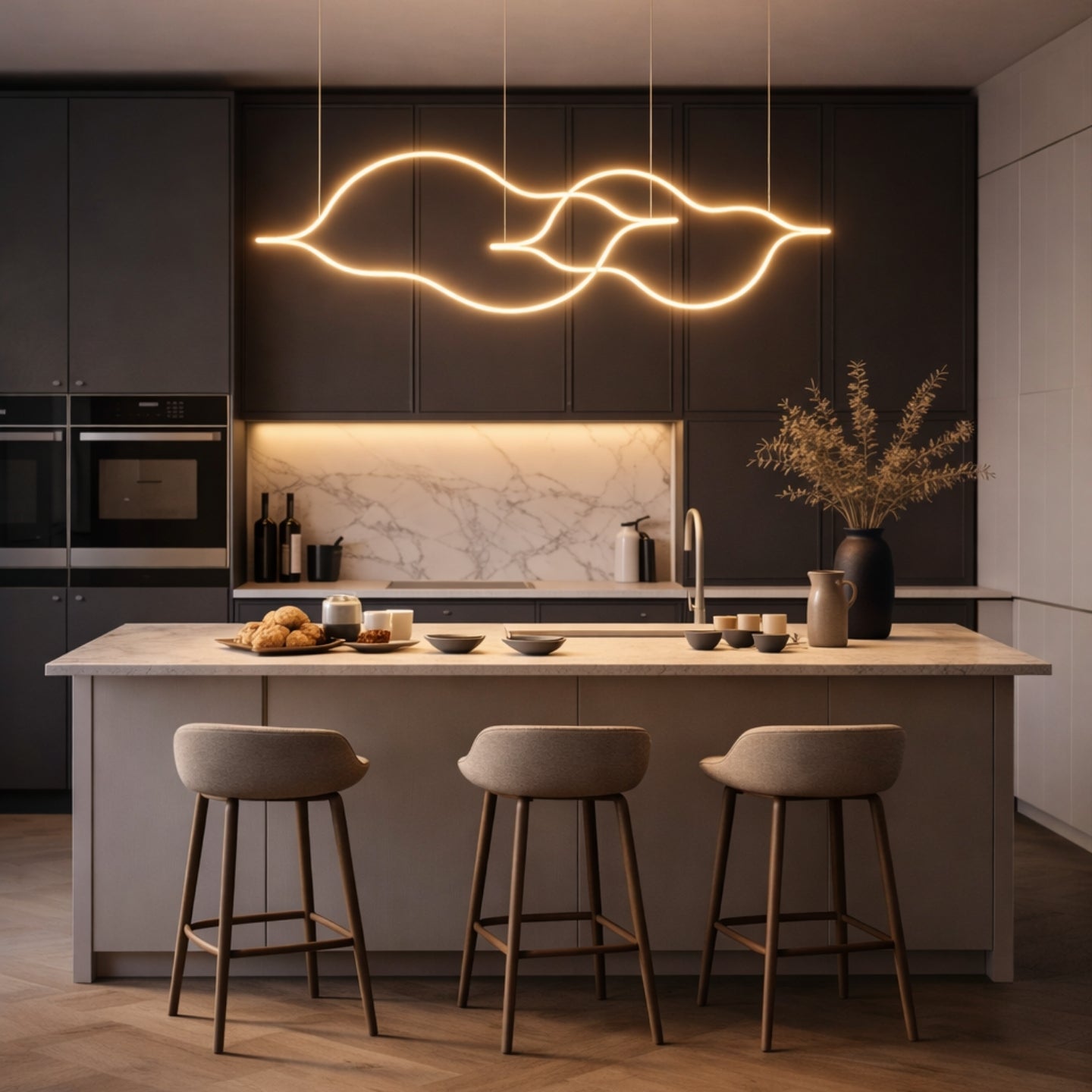 Nymbus Sarkıt Led Avize 140 Cm